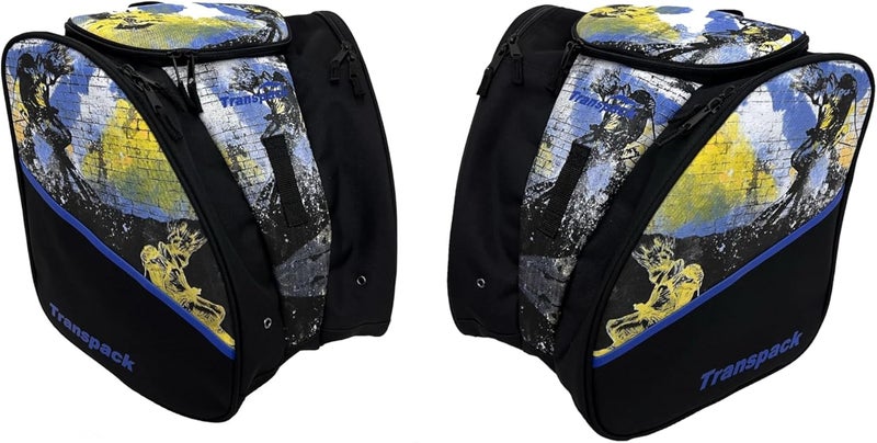Transpack Edge Junior+ 38L Water-Resistant Padded Multi-Compartment Ski/Snowboard Boot Helmet Goggles & Gear Backpack Bag - Image 3